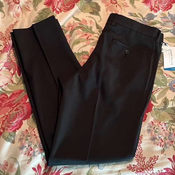 PERRY ELLIS Portfolio Size 34 x 32 Career Trouser Slim Leg $85 NEW - Picture 6 of 12